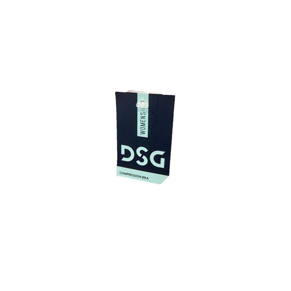 DSG Women’s Strappy Compression Sports Bra XS Ginger Orange Medium Support New - Picture 8 of 10